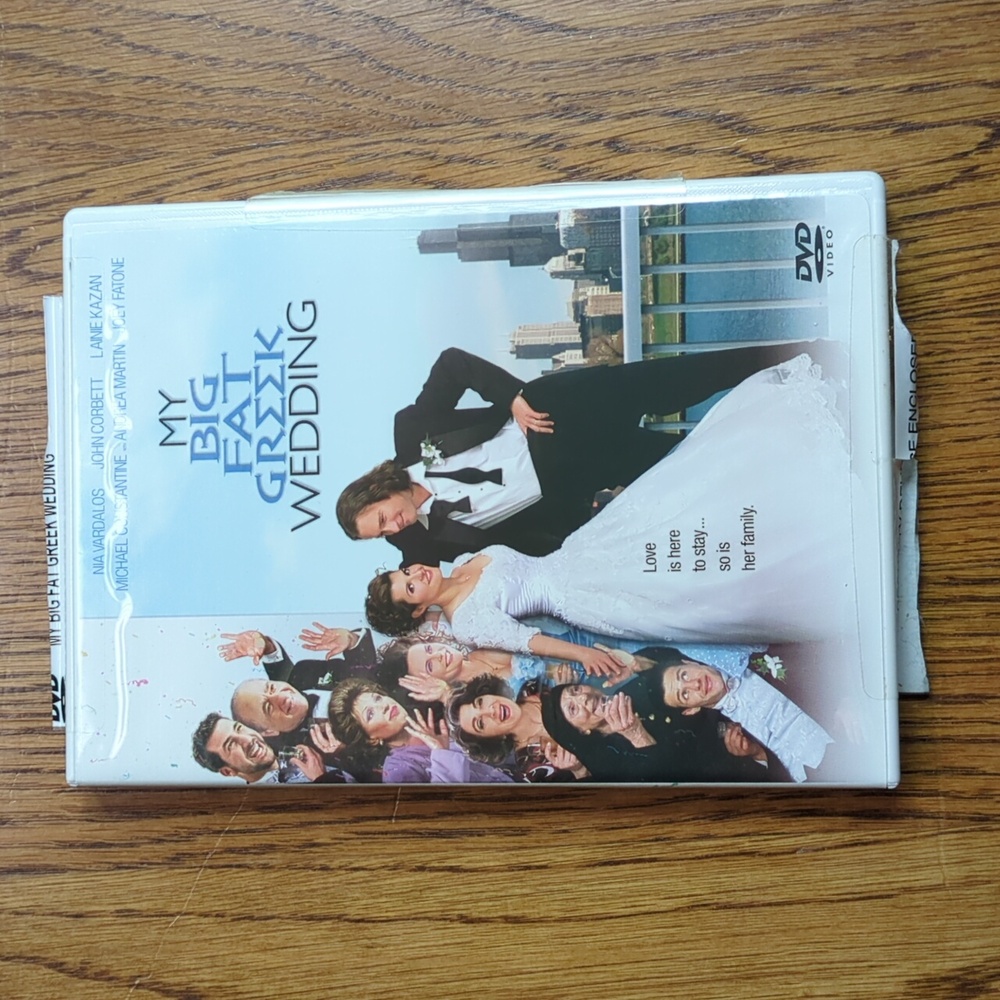 My Big Fat Greek Wedding DVD Video Romance Movie